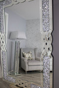 Crushed Diamond wall Mirror
