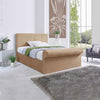 Plain Sleigh Bed
